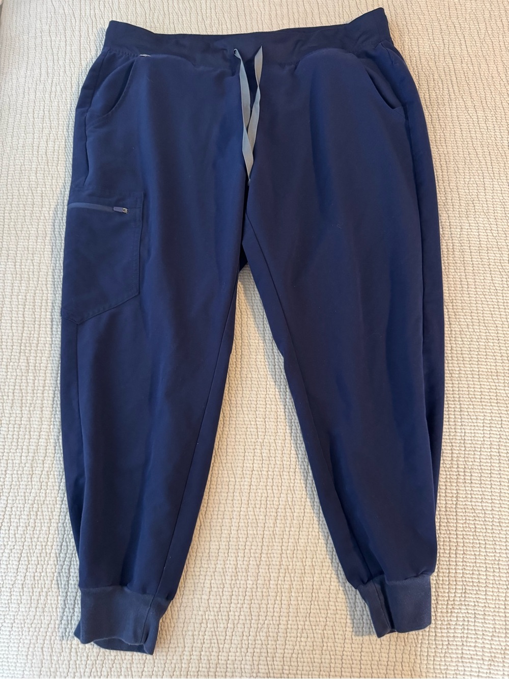 Navy Blue FIGS Jogger Scrub Pants
